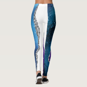 Galaxy Agate Series Design 16 Leggings