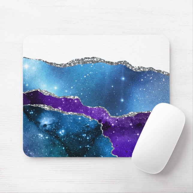 Galaxy Agate Series Design 16   Mouse Pad (With Mouse)