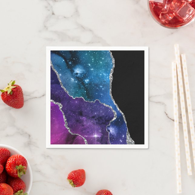 Galaxy Agate Series Design 23   Napkin (Insitu)