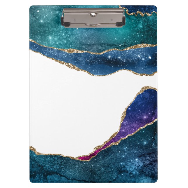 Galaxy Agate Series Design 3 Clipboard (Front)