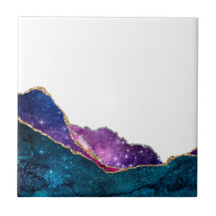 Galaxy Agate Series Design 6  Tile