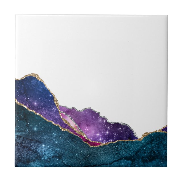 Galaxy Agate Series Design 6  Tile (Front)