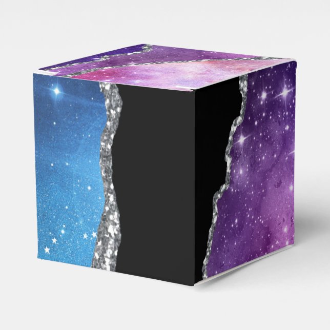 Galaxy Agate Series Design 7  Favour Box (Front Side)