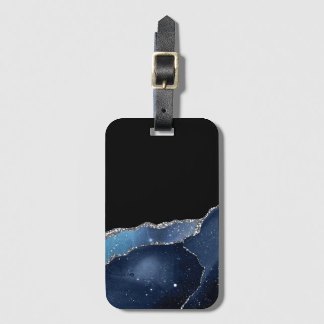 Galaxy Agate Series Design 8   Luggage Tag (Front Vertical)