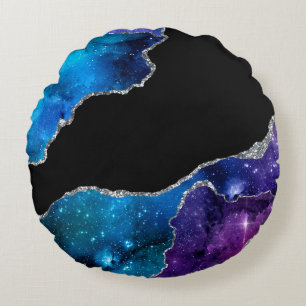 Galaxy Agate Series Design 9  Round Cushion