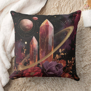 Galaxy Amethyst Starfield Cosmic Pattern Cushion