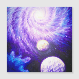 Galaxy and planets