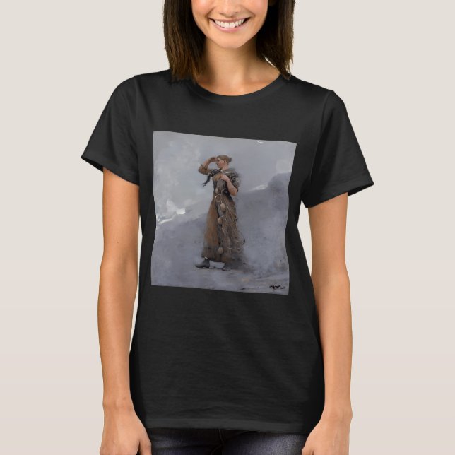 Galaxy Angel Moon Cloud Moonchild T-Shirt (Front)