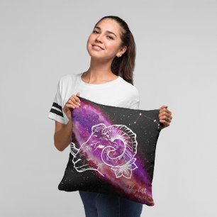 Galaxy Aries Constellation Name Zodiac Sign Cushion