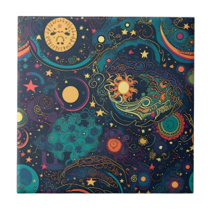 Galaxy Art Ceramic Tile