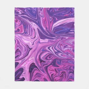 Galaxy art pattern fleece blanket