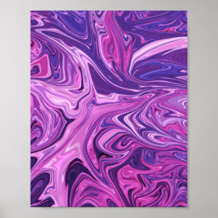 Galaxy art pattern poster