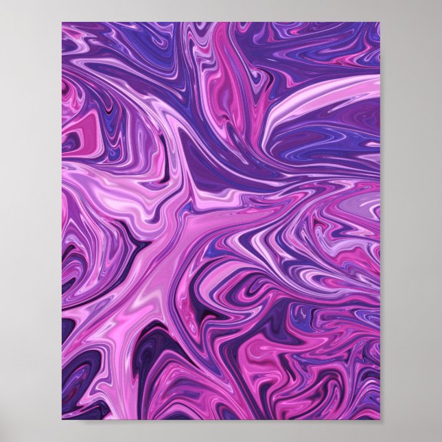 Galaxy art pattern poster (Front)