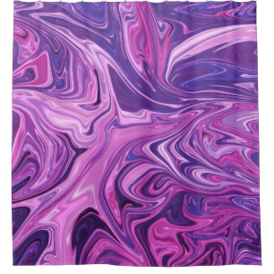 Galaxy art pattern shower curtain