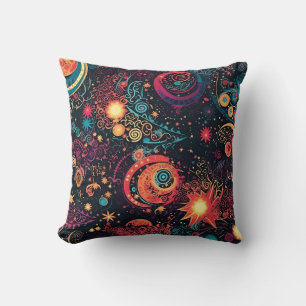 Galaxy Art Throw Pillow