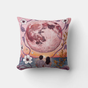 "Galaxy Art Throw Pillow Cosmic Nebula Design