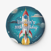 Galaxy Astronaut Space Shuttle Rocketship Birthday