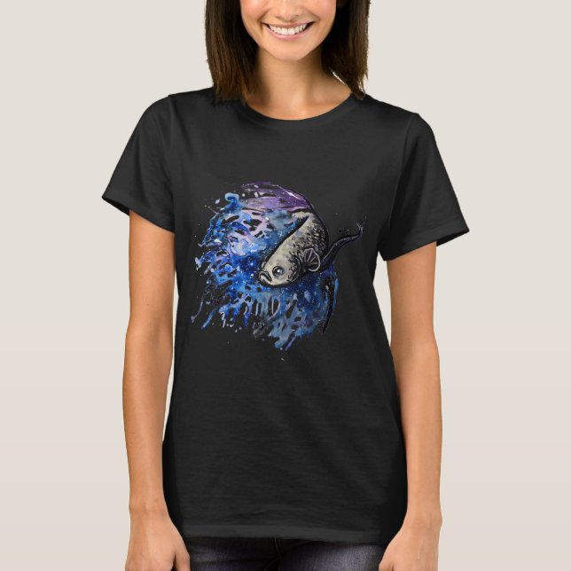 Galaxy Betta Fish T-Shirt (Front)
