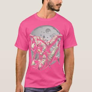 Galaxy Bjj Astronaut Flying Armbar Jiu-Jitsu T-Shirt