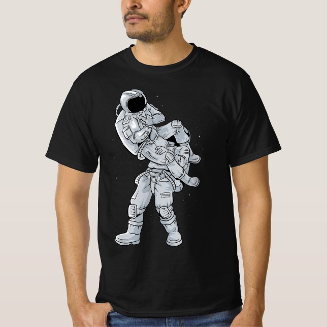 Galaxy BJJ Astronaut Tee Flying Armbar Jiu-Jitsu   (Front)