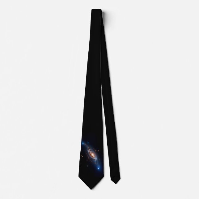 Galaxy Black Neck Tie (Front)
