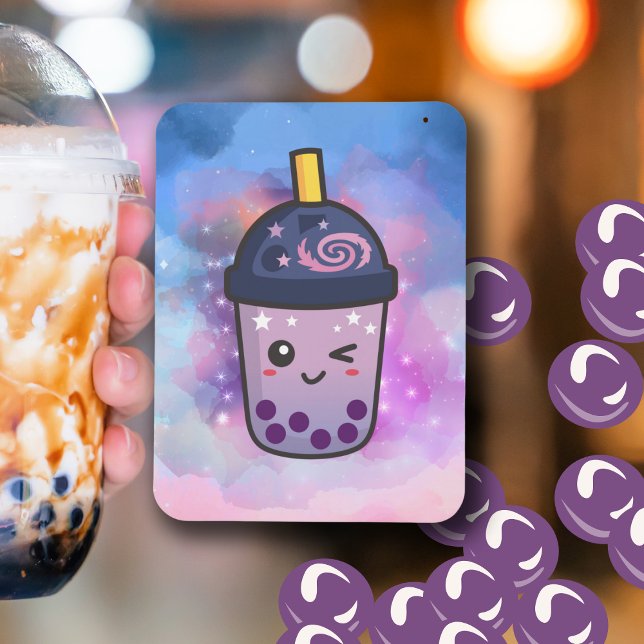 Galaxy Boba Tea Magnet (Creator Uploaded)