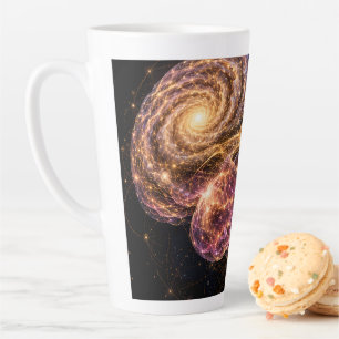 Galaxy Brain Anatomy Latte Mug