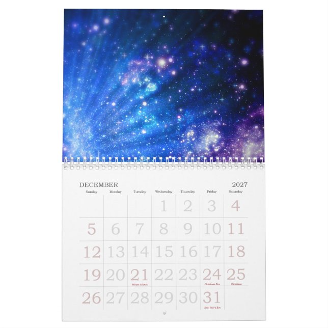 Galaxy Calendar (Dec 2027)