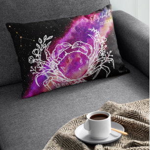 Galaxy Cancer Constellation Name Zodiac Sign Lumbar Cushion