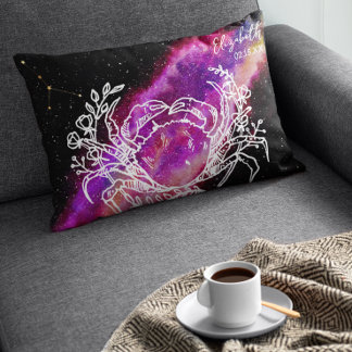 Galaxy Cancer Constellation Name Zodiac Sign Lumbar Cushion