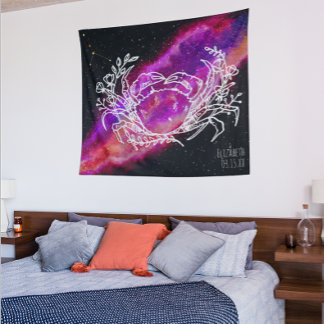 Galaxy Cancer Constellation Name Zodiac Sign Tapestry