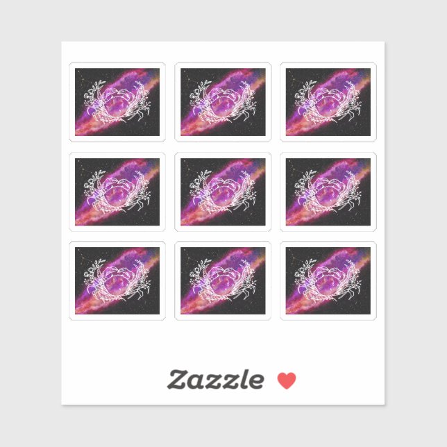 Galaxy Cancer Constellation Zodiac Sign (Sheet)