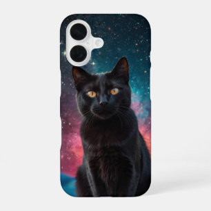 Galaxy Cat Dream iPhone 16 Case