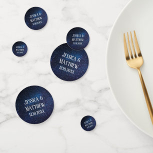 Galaxy Celestial Constellation Stars Wedding Confetti