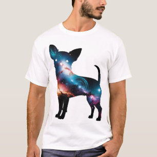 Galaxy Chihuahua Silhouette T-Shirt