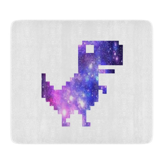  Galaxy Chrome T-Rex Cutting Board (Front)