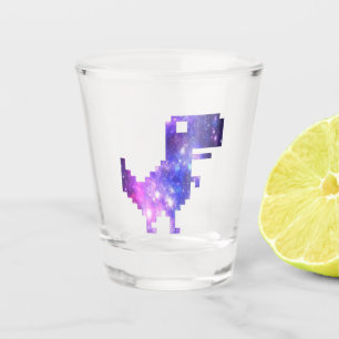 Galaxy Chrome T-Rex Shot Glass