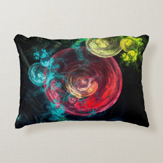 Galaxy Circles Decorative Cushion (Front)
