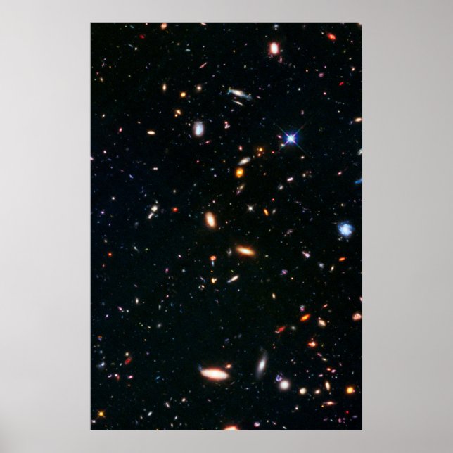 Galaxy Cluster Abel Poster (Front)