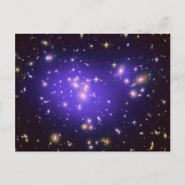Galaxy Cluster Abell 1689 Postcard (Front)