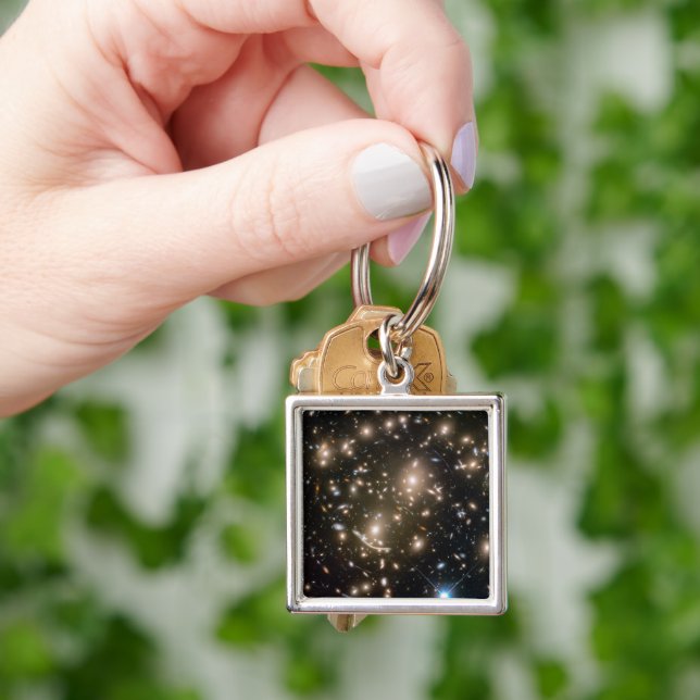 Galaxy Cluster Abell 370 Key Ring (Hand)