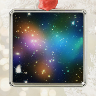 Galaxy Cluster Abell 520 Metal Tree Decoration