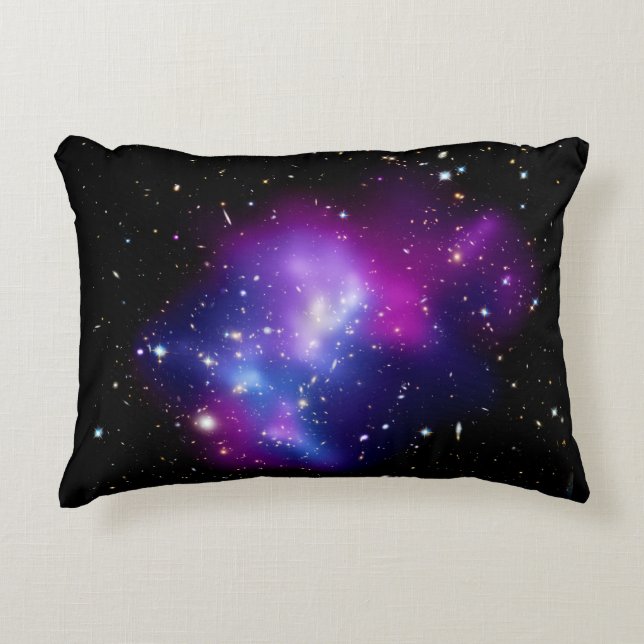 Galaxy Cluster MACS J0717 Outer Space Photo Decorative Cushion (Front)