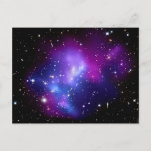 Galaxy Cluster MACS J0717 Space Postcard