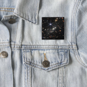 Galaxy Cluster Smacs 0723. 15 Cm Square Badge