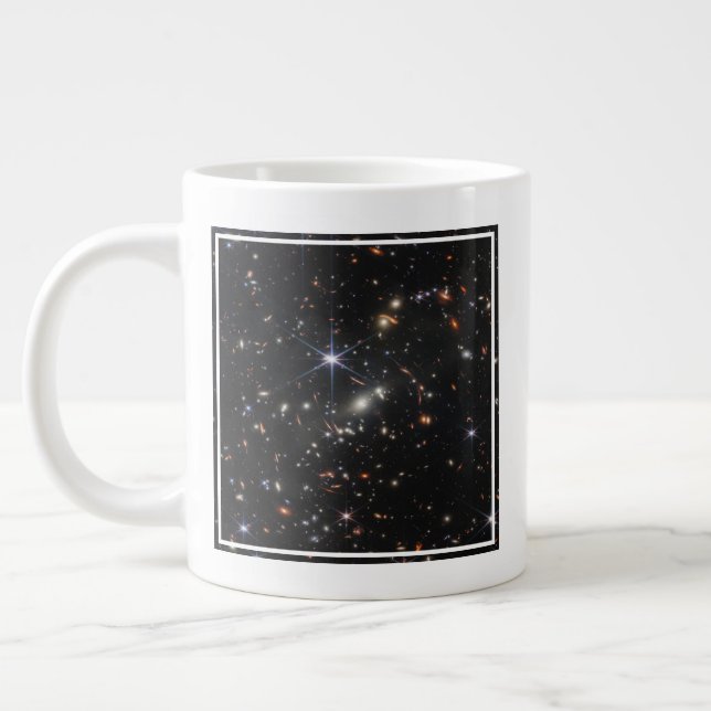 Galaxy Cluster Smacs 0723. Large Coffee Mug (Left)