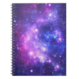 Galaxy cosmos pattern scrapbooking notebook