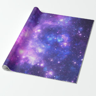 Galaxy cosmos pattern scrapbooking wrapping paper