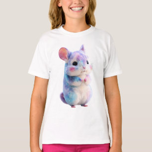 Galaxy Cotton Candy Chinchilla Kids T-Shirt