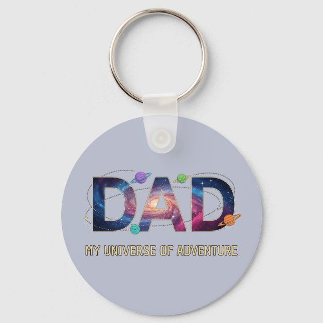 Galaxy Dad Universe Adventure Key Ring (Front)